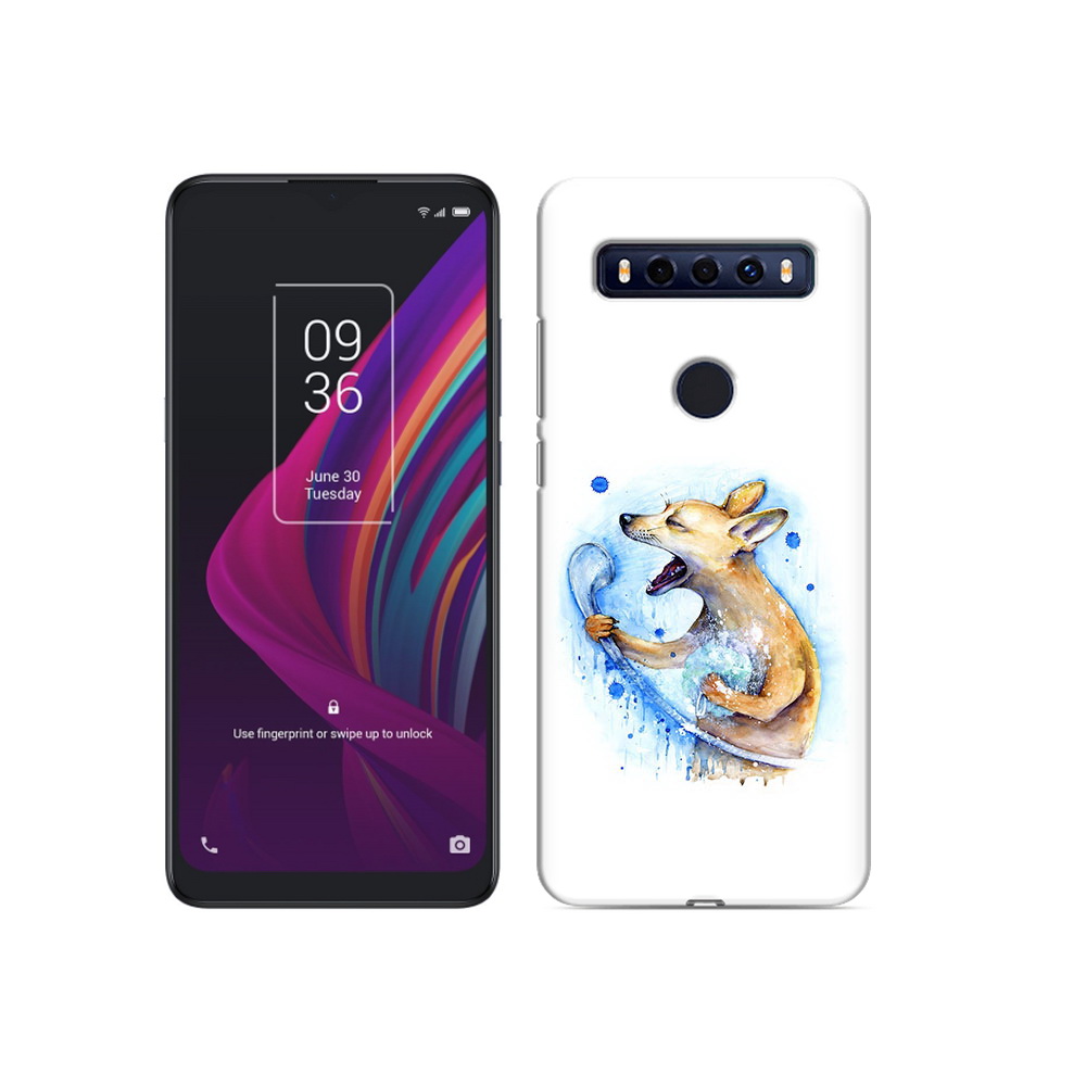

Чехол MyPads Tocco для TCL 10 SE пение в душе, Прозрачный, Tocco