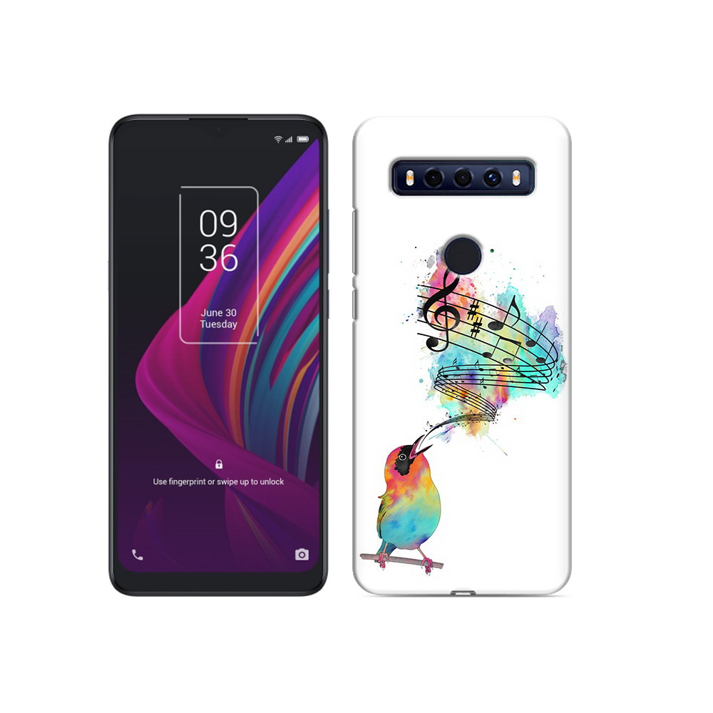 

Чехол MyPads Tocco для TCL 10 SE певчая птичка, Прозрачный, Tocco