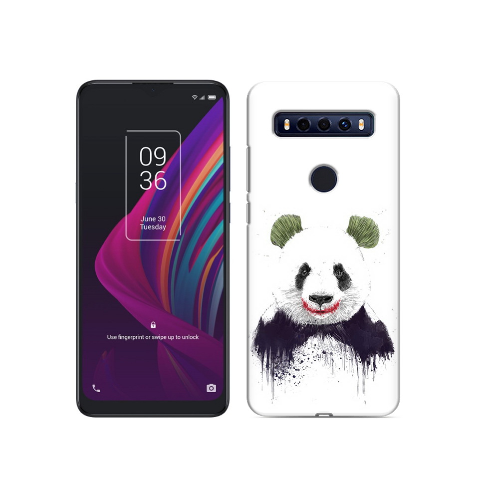 

Чехол MyPads Tocco для TCL 10 SE панда джокер, Прозрачный, Tocco
