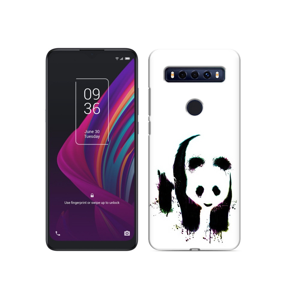 

Чехол MyPads Tocco для TCL 10 SE панда в акварели, Прозрачный, Tocco