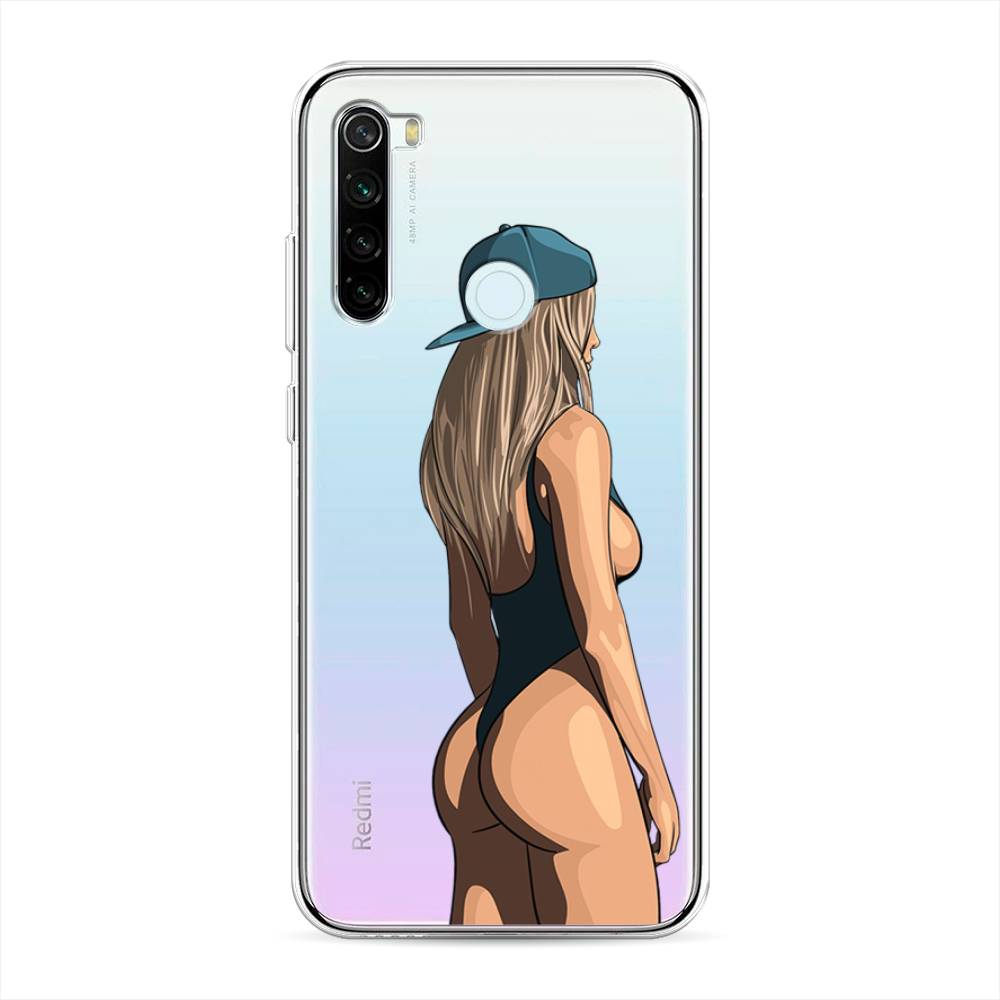 

Чехол для Xiaomi Redmi Note 8T "Девушка в черном купальнике", Зеленый;бежевый;черный, 37450-6