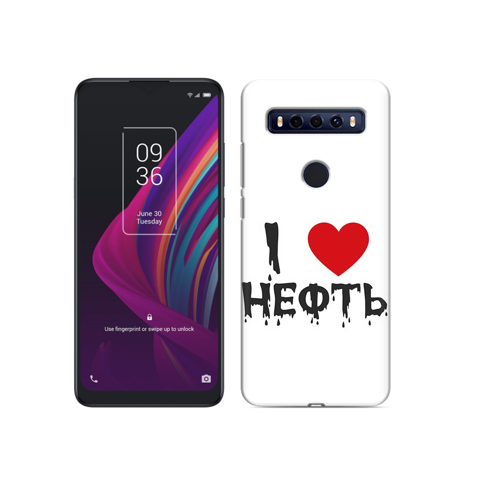 

Чехол MyPads Tocco для TCL 10 SE нефть, Прозрачный, Tocco