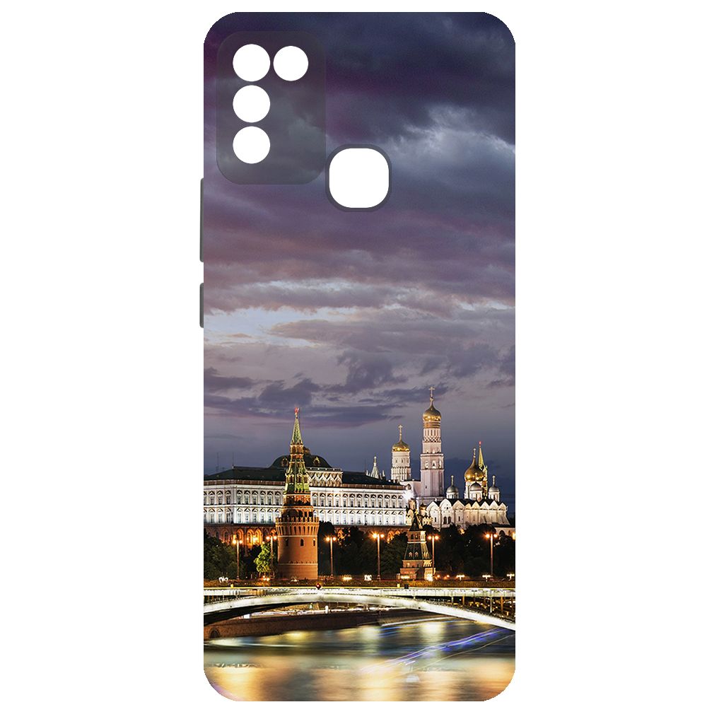 

Чехол-накладка Krutoff Soft Case Россия, Московский Кремль для INFINIX Hot 11 Play черный
