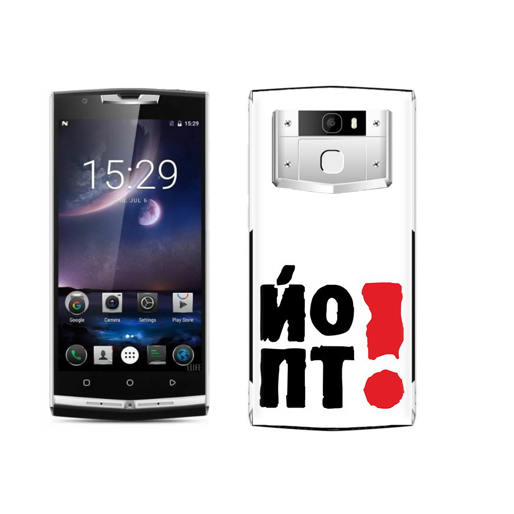 

Чехол MyPads Tocco для Oukitel K10000 Pro надписть абстракция, Прозрачный, Tocco