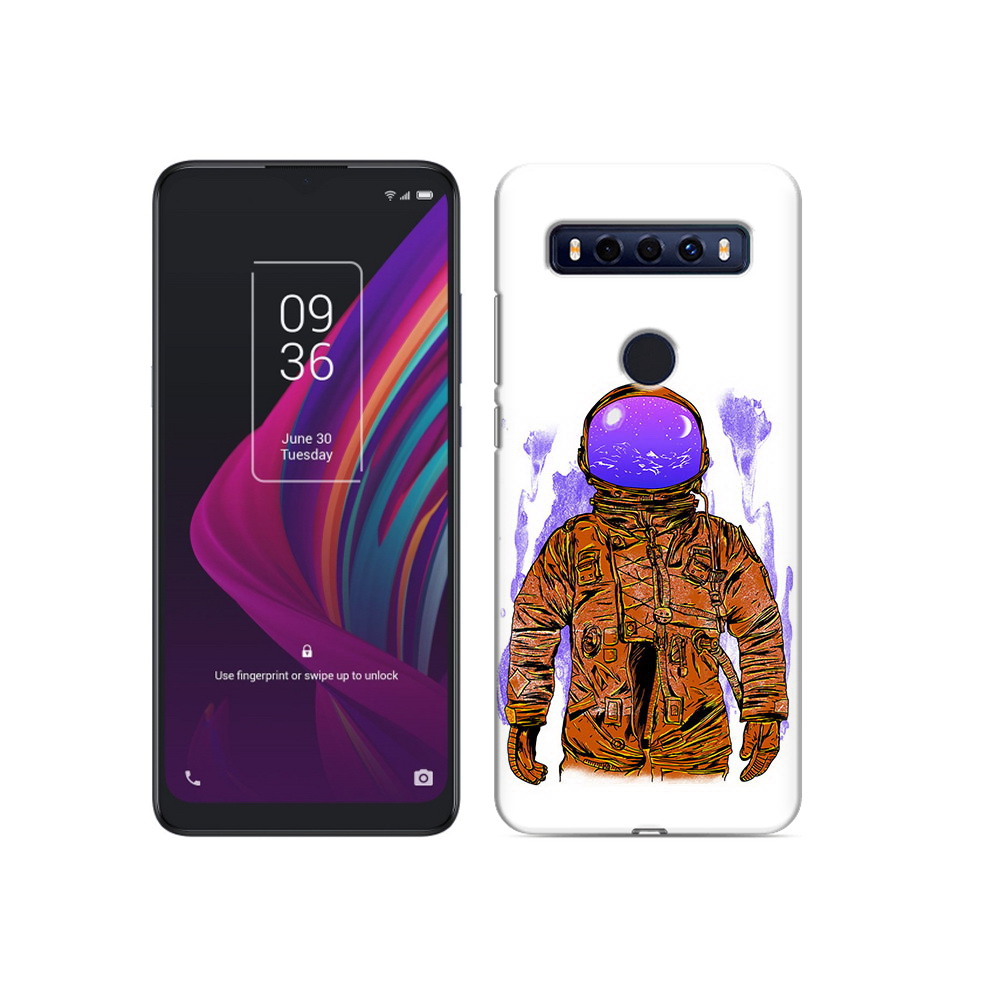 

Чехол MyPads Tocco для TCL 10 SE нарисованный мужчина в скафандре, Прозрачный, Tocco