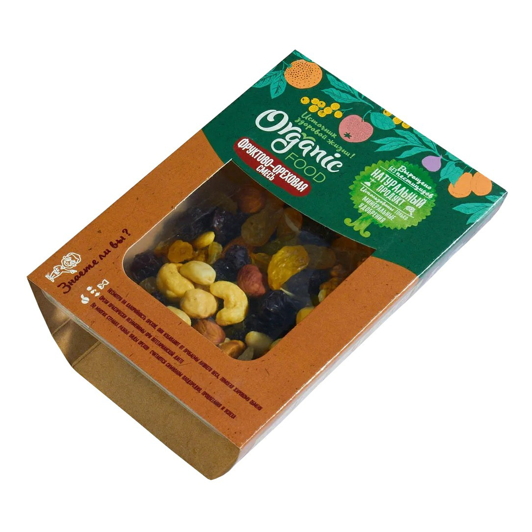 

Смесь орехов и сухофруктов Organic food 150 г