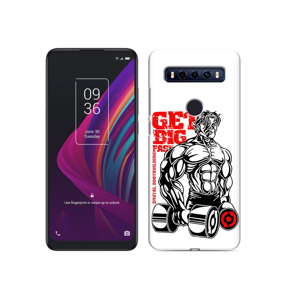 

Чехол MyPads Tocco для TCL 10 SE накаченное тело, Прозрачный, Tocco