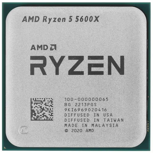 

Процессор AMD Ryzen 5 5600X (Soc-AM4/3.7/4.6GHz/3+32Mb/65W/Tray) (100-000000065)