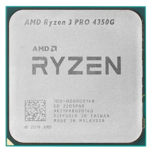 

Процессор AMD Ryzen 3 PRO 4350G (Soc-AM4/3.8/4.0GHz/6Mb/65W/Vega 6) (100-000000148)