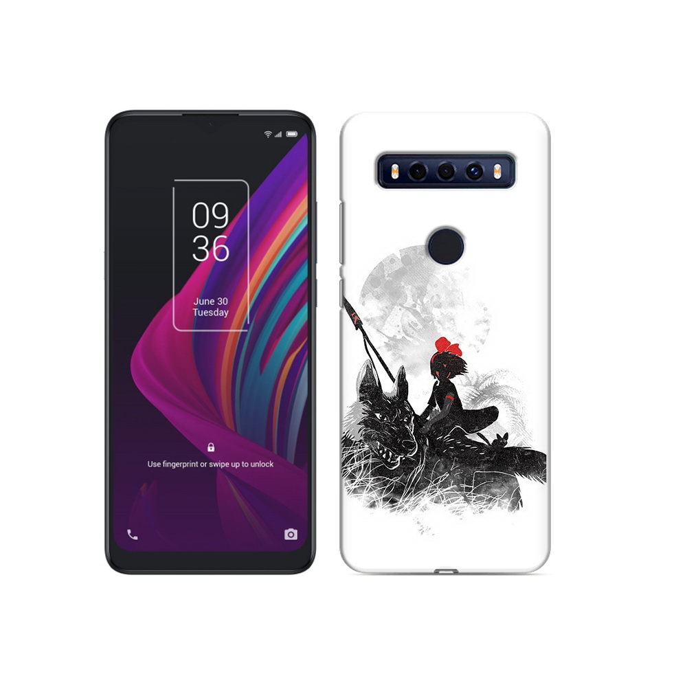 

Чехол MyPads Tocco для TCL 10 SE мононоке, Прозрачный, Tocco