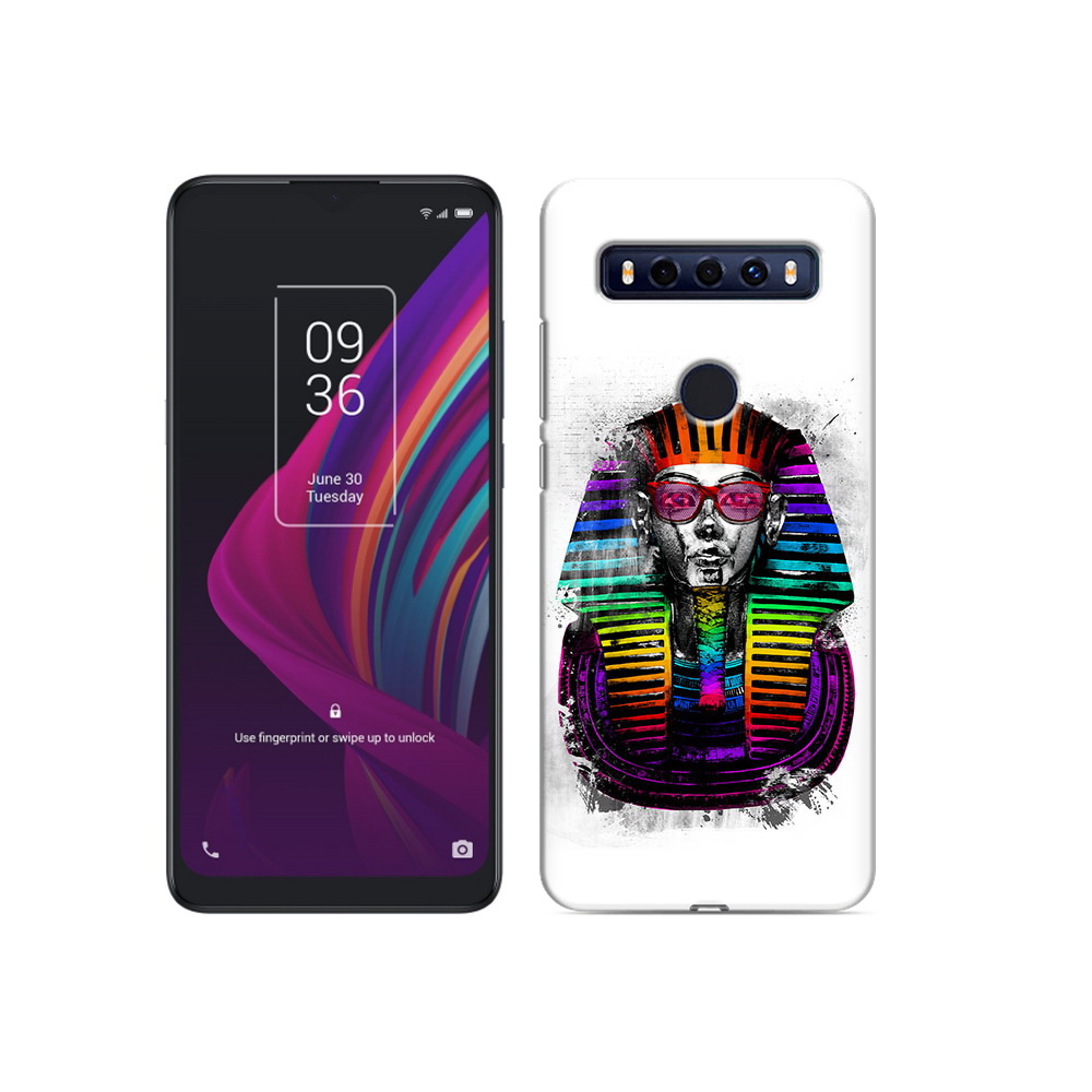 

Чехол MyPads Tocco для TCL 10 SE модная богиня, Прозрачный, Tocco