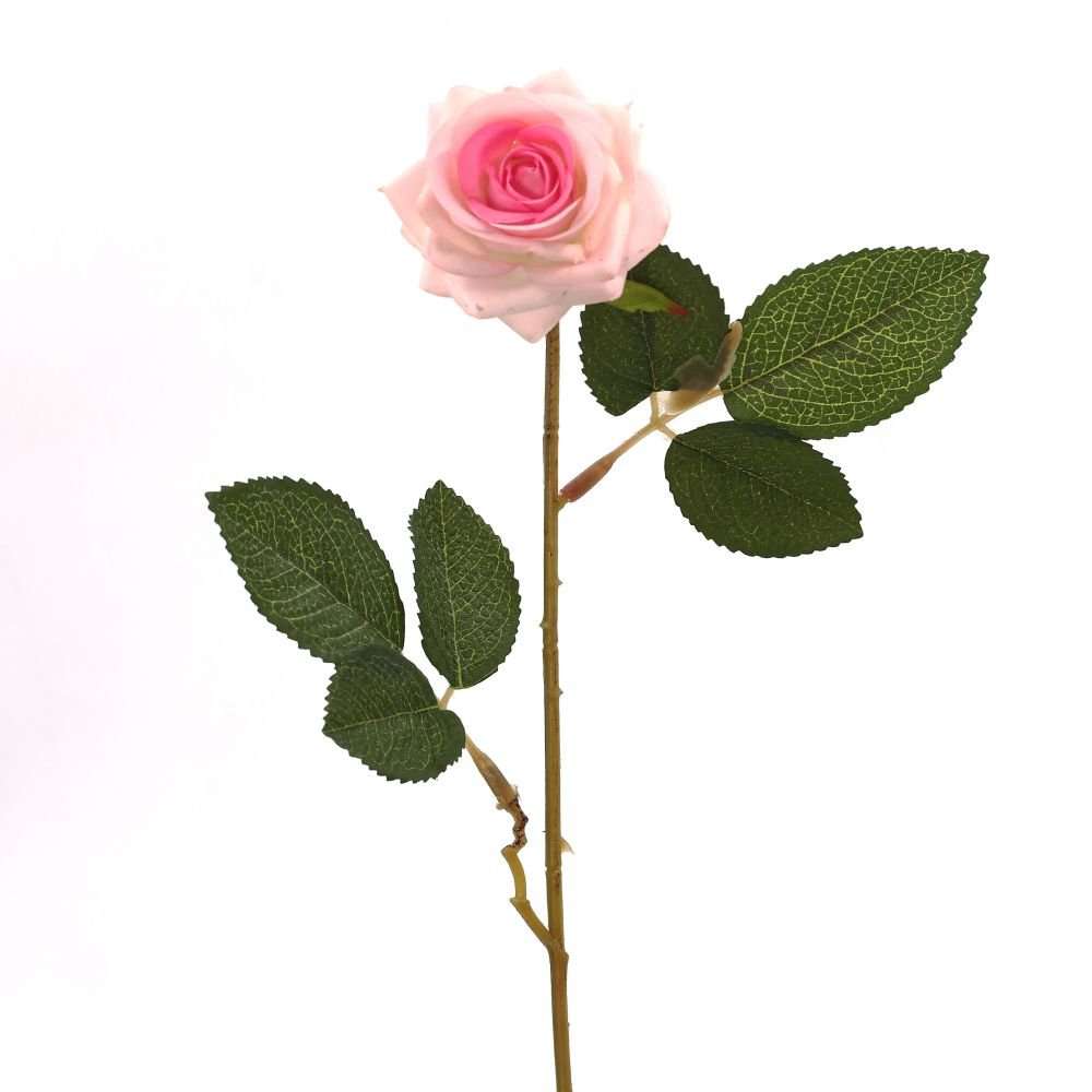 Цветок искусственный Роза (силиконовое покрытие), H53 см KSM-270581