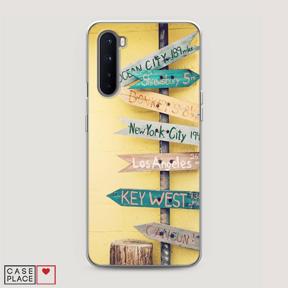 

Чехол Awog на OnePlus Nord / ВанПлас Nord "Нулевой километр", Желтый, 151350-4