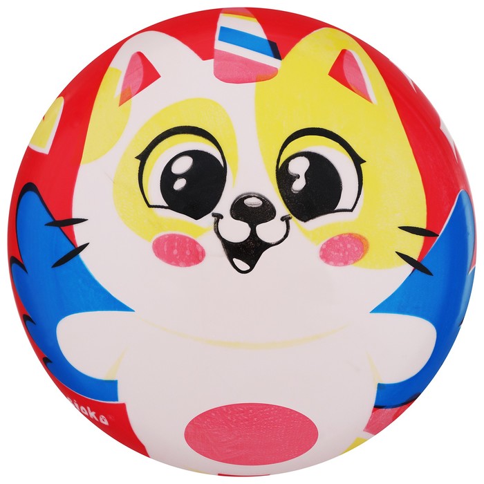 

Мяч детский "Котик" 22 см, 60 гр