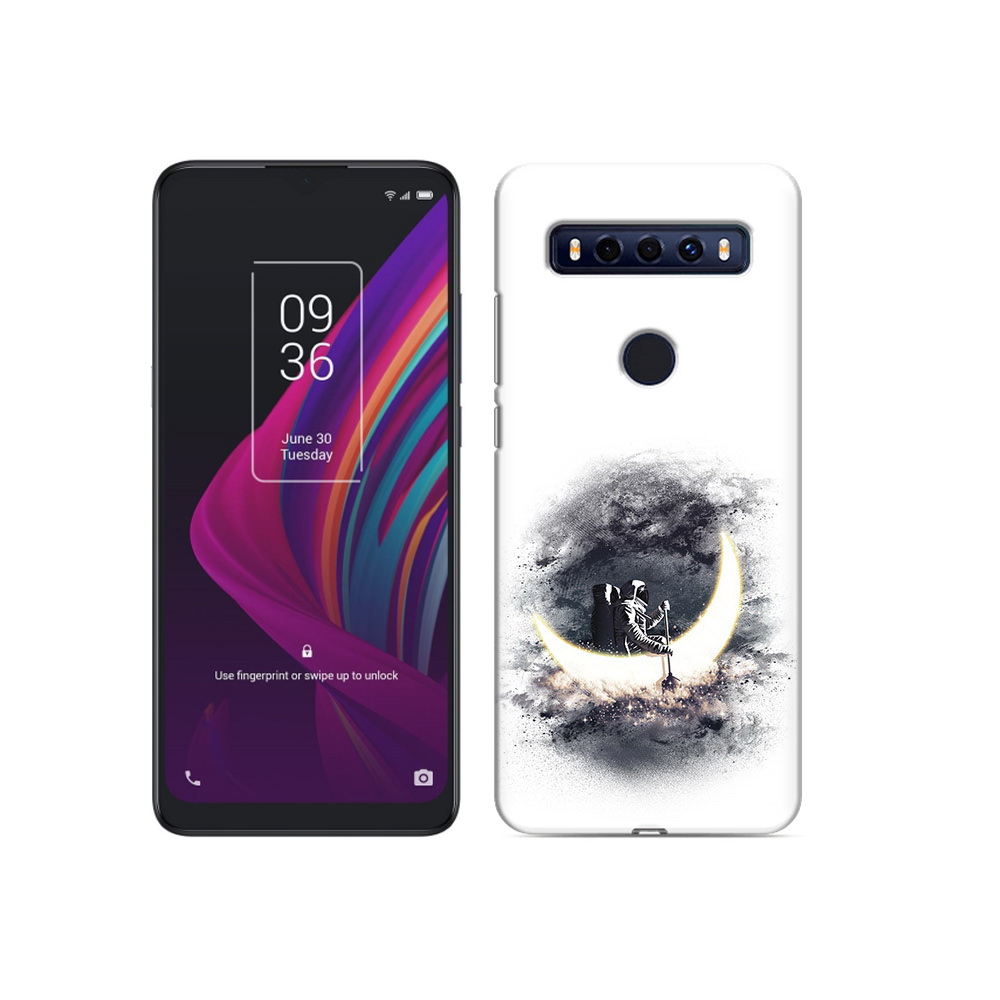 

Чехол MyPads Tocco для TCL 10 SE лунный путешественник, Прозрачный, Tocco