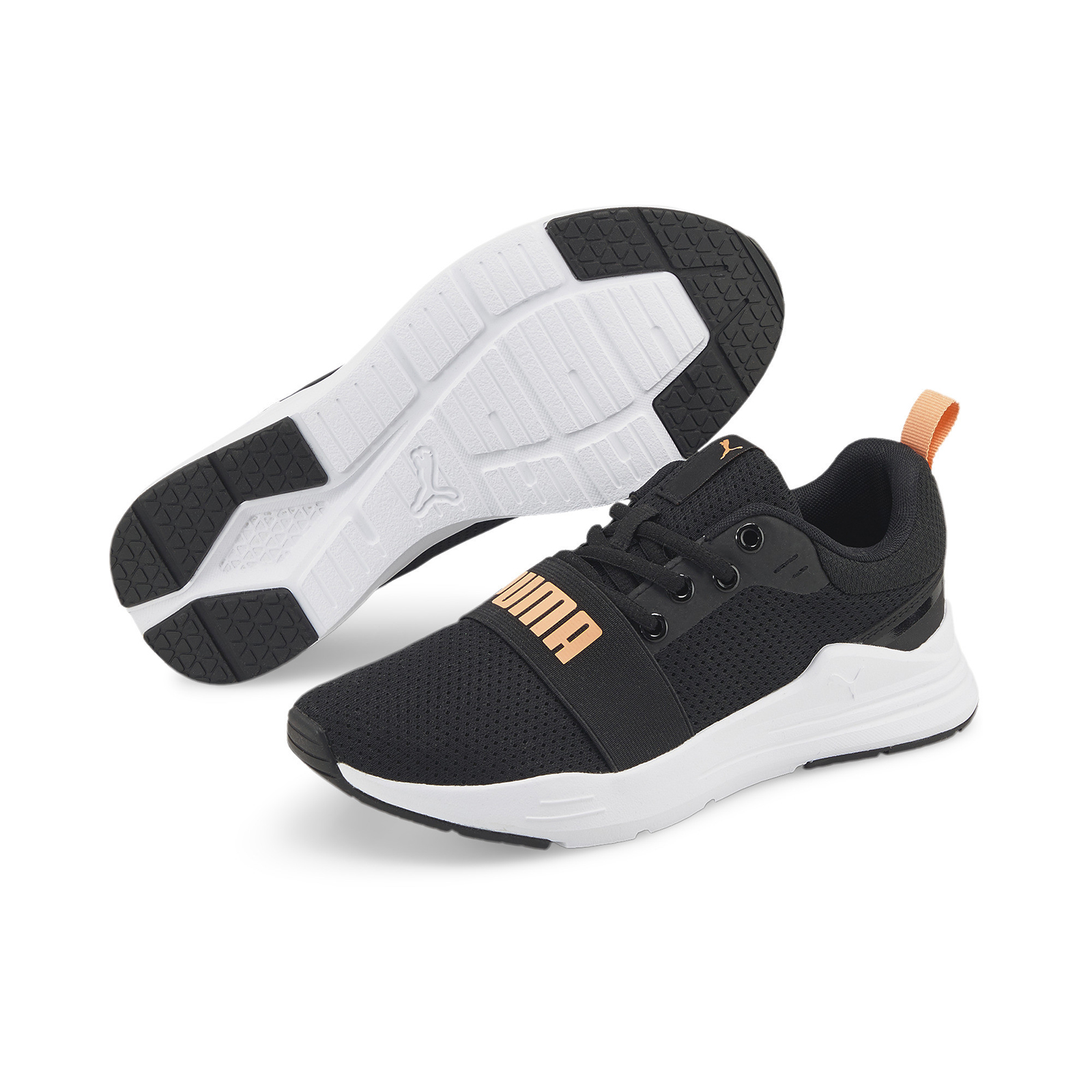 фото Кроссовки женские puma wired run черные 8 uk