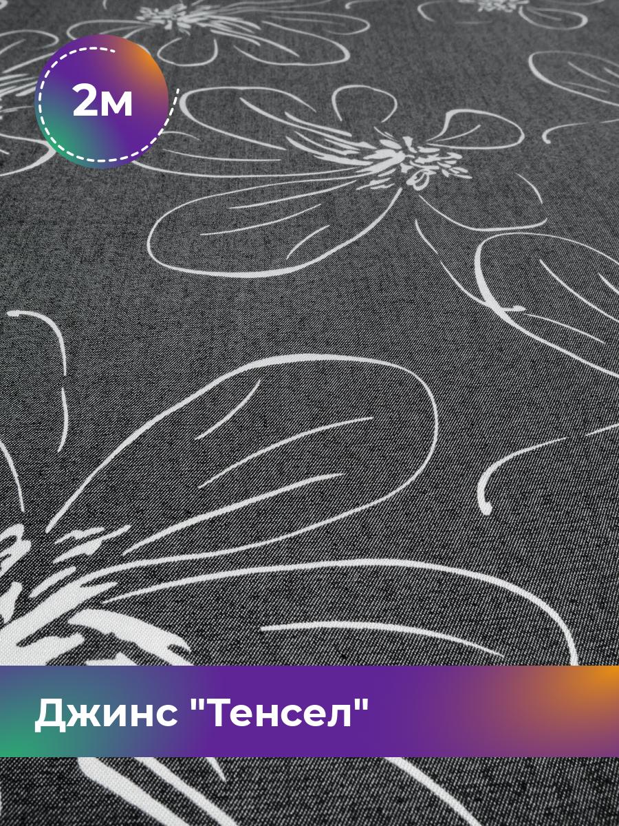 

Ткань Джинс Тенсел Shilla, отрез 2 м * 146 см, черный 075, 18023700