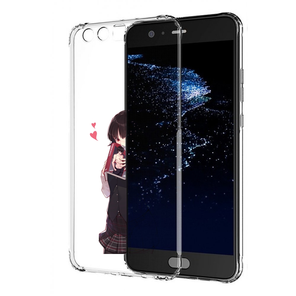 

Чехол бампер MyPads Persona 5 - Makoto Niijima для Huawei P10 Pl, Прозрачный, Tocco