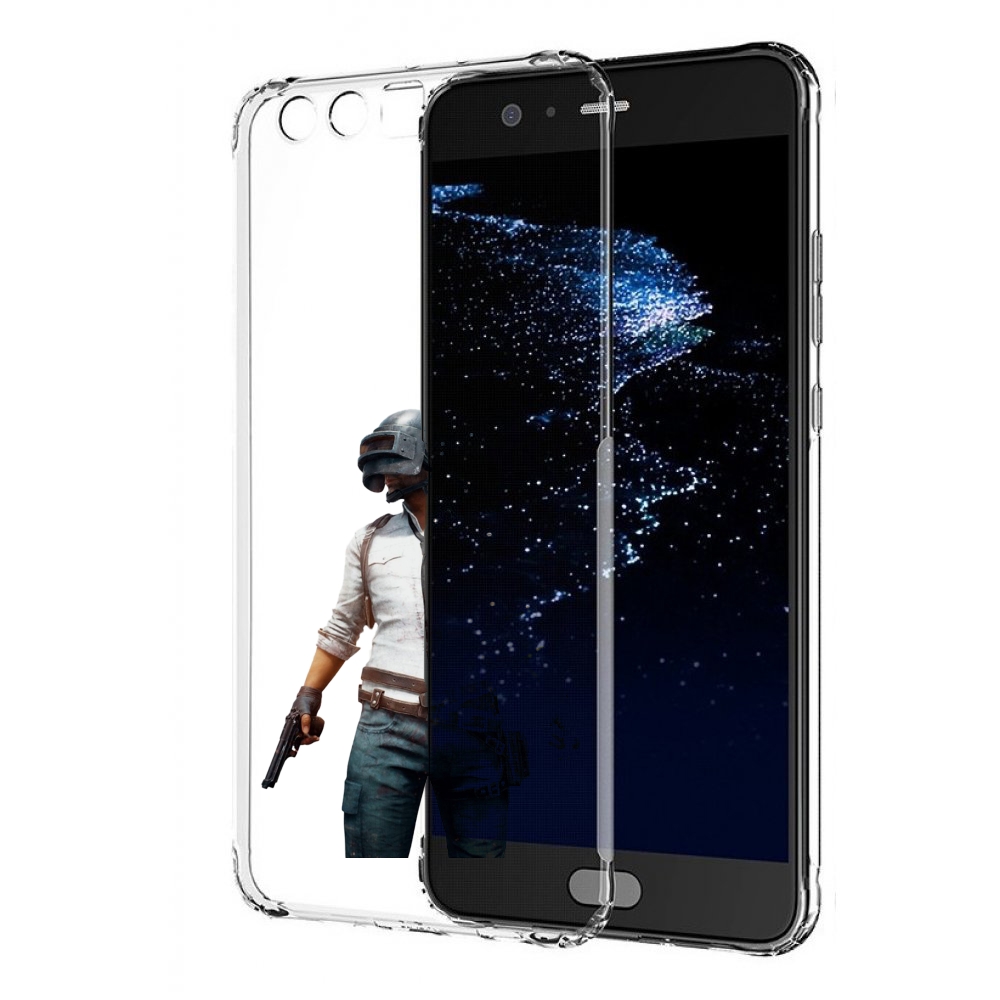 

Чехол бампер MyPads PUBG-2 для Huawei P10 Plus противоударный, Прозрачный, Tocco