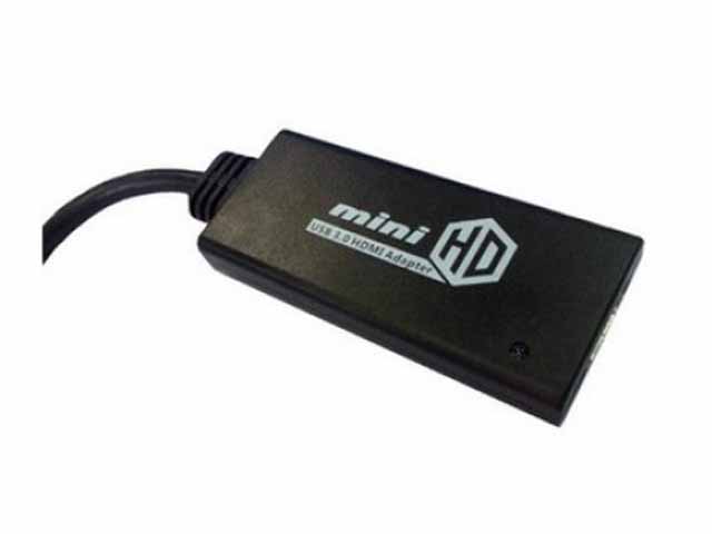 

Переходник KS-IS USB A-HDMI KS-522, Черный, KS-522