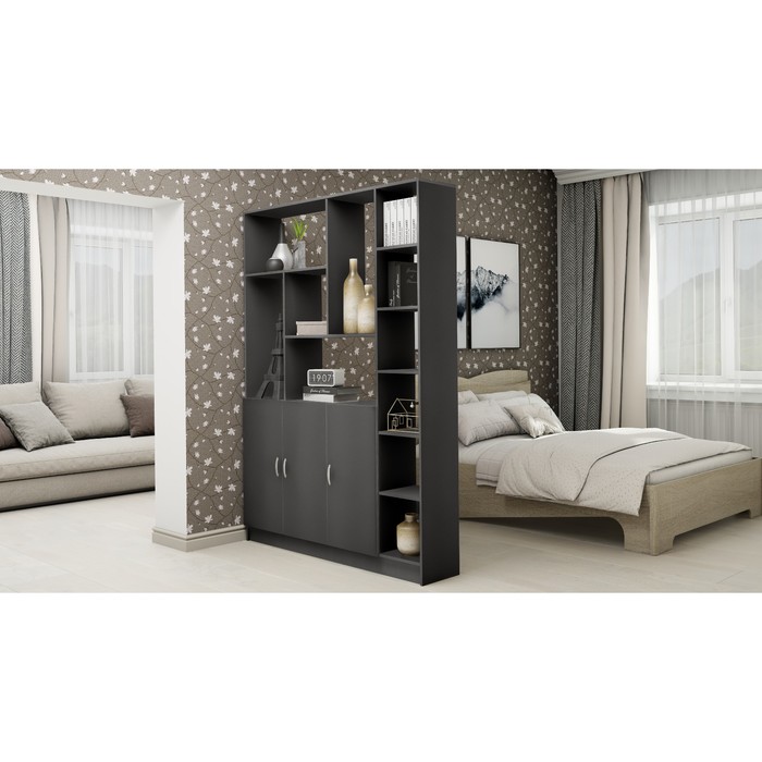 

Стеллаж-перегородка Гамма, 1500х2076х330, Венге, Коричневый