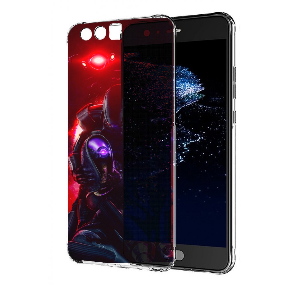 Чехол бампер MyPads Mass Effect для Huawei P10 Plus противоударный