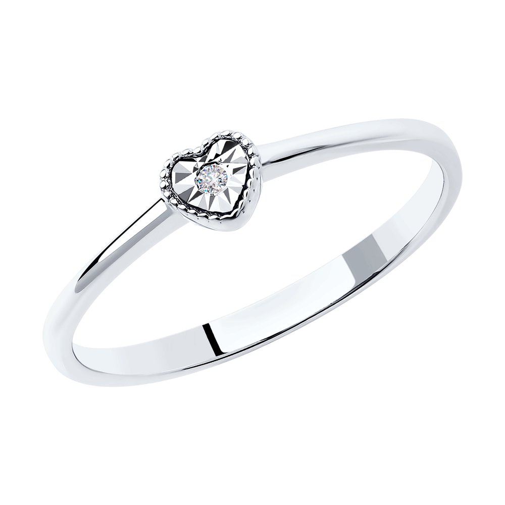 

Кольцо из белого золота с бриллиантом р. 17 Diamant 52-210-01219-1, 52-210-01219-1