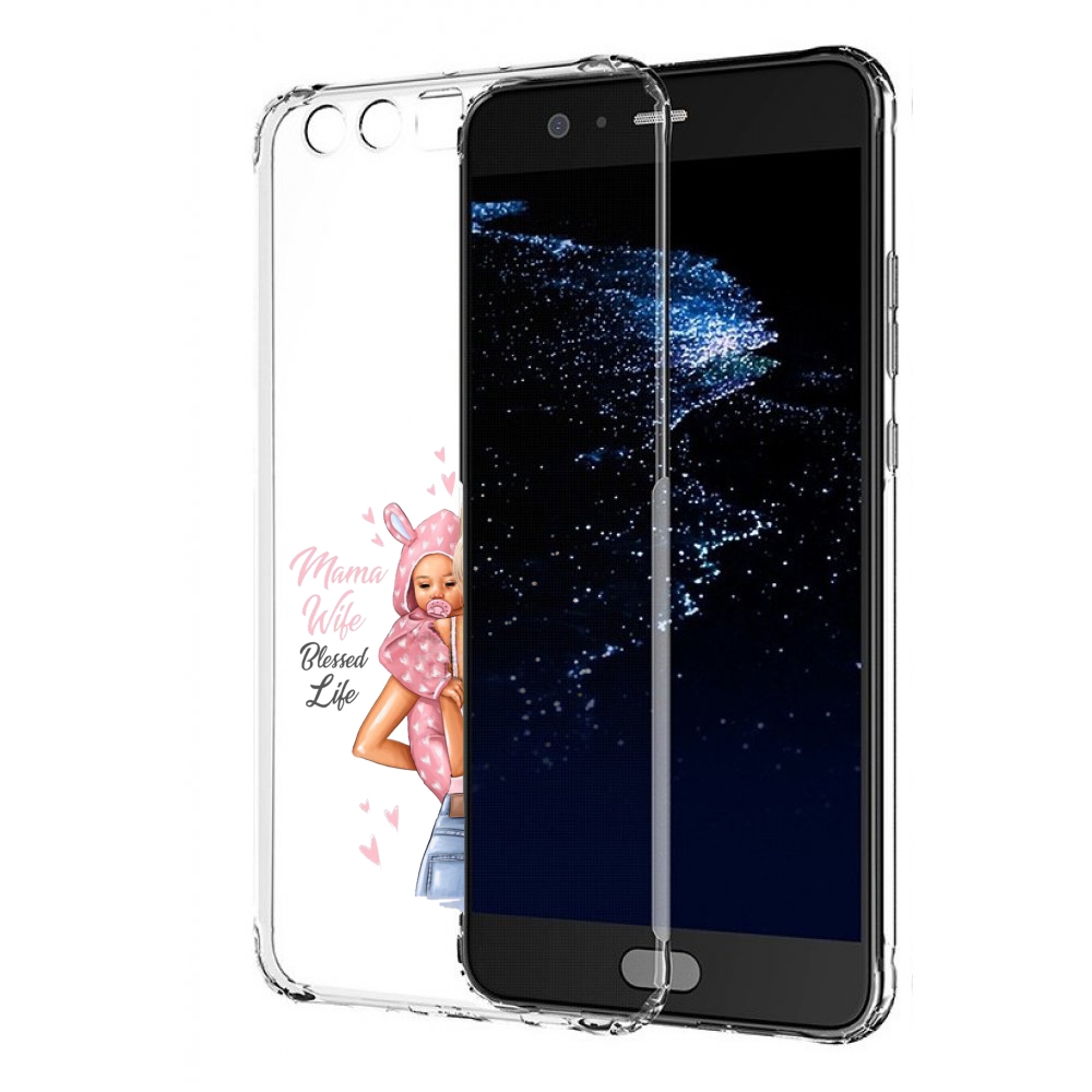 

Чехол бампер MyPads Mama-wibe для Huawei P10 Plus противоударный, Прозрачный, Tocco