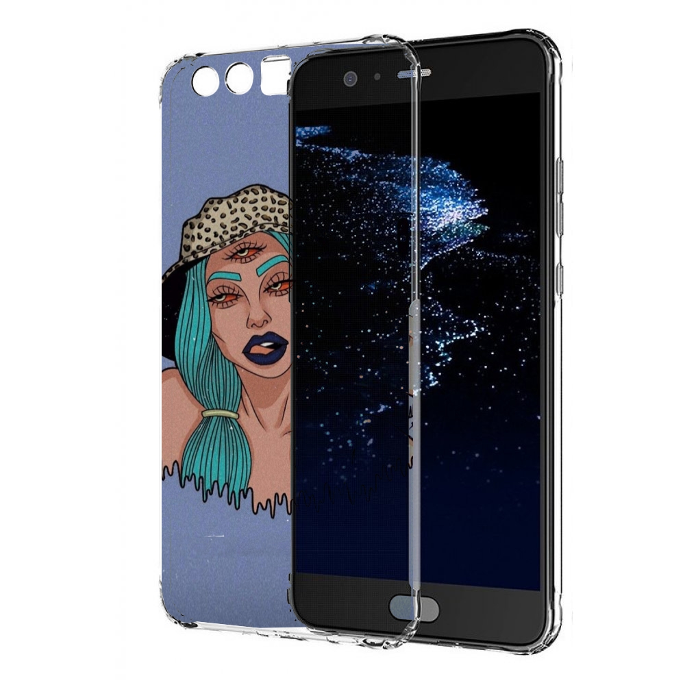 

Чехол бампер MyPads ME Erra женский для Huawei P10 Plus противоу, Прозрачный, Tocco