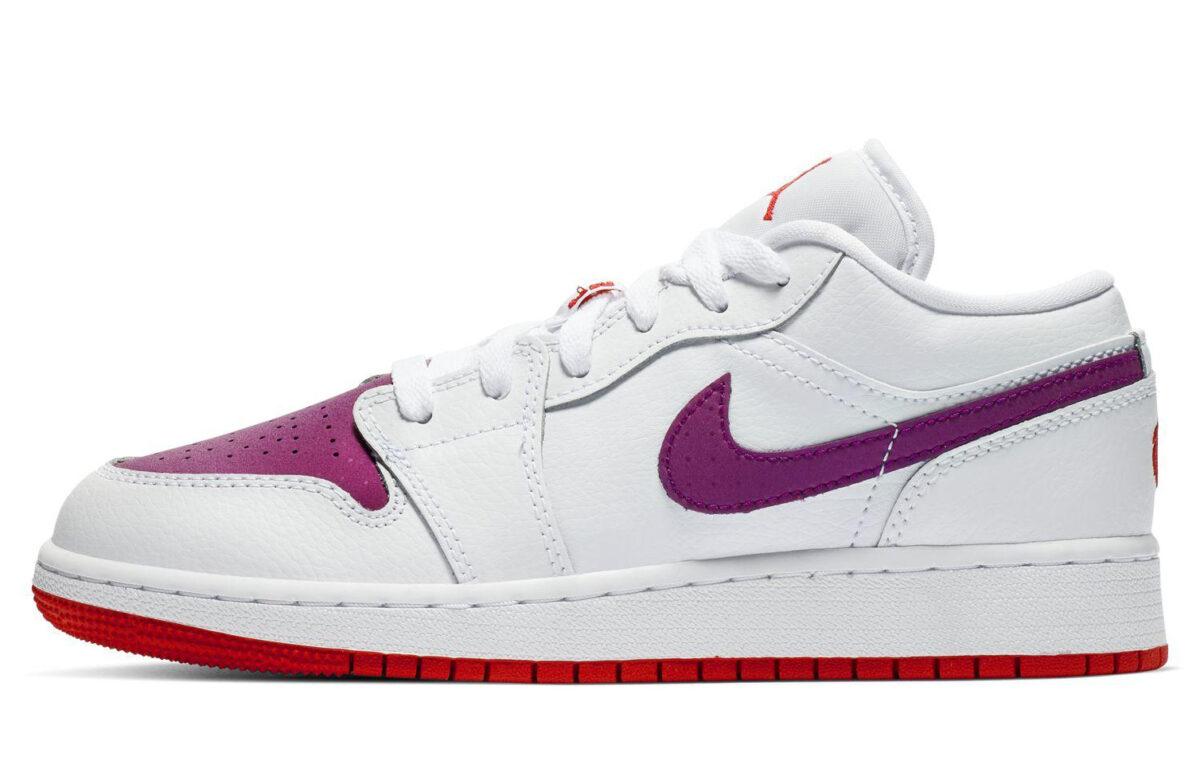 

Кеды унисекс Jordan Jordan Low Valentine's Day GS белые 36 EU, Белый, Jordan Low Valentine's Day GS