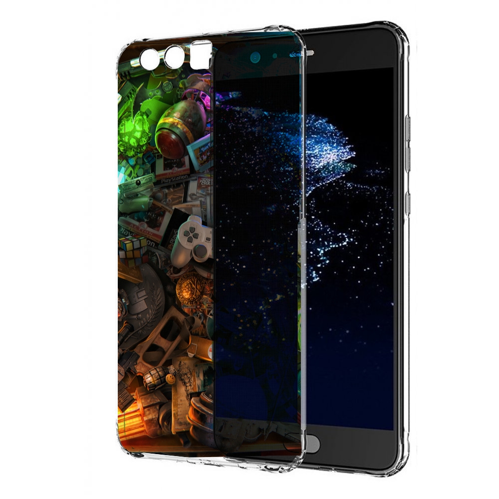 Чехол бампер MyPads JlaMBcPa6eM для Huawei P10 Plus противоударный