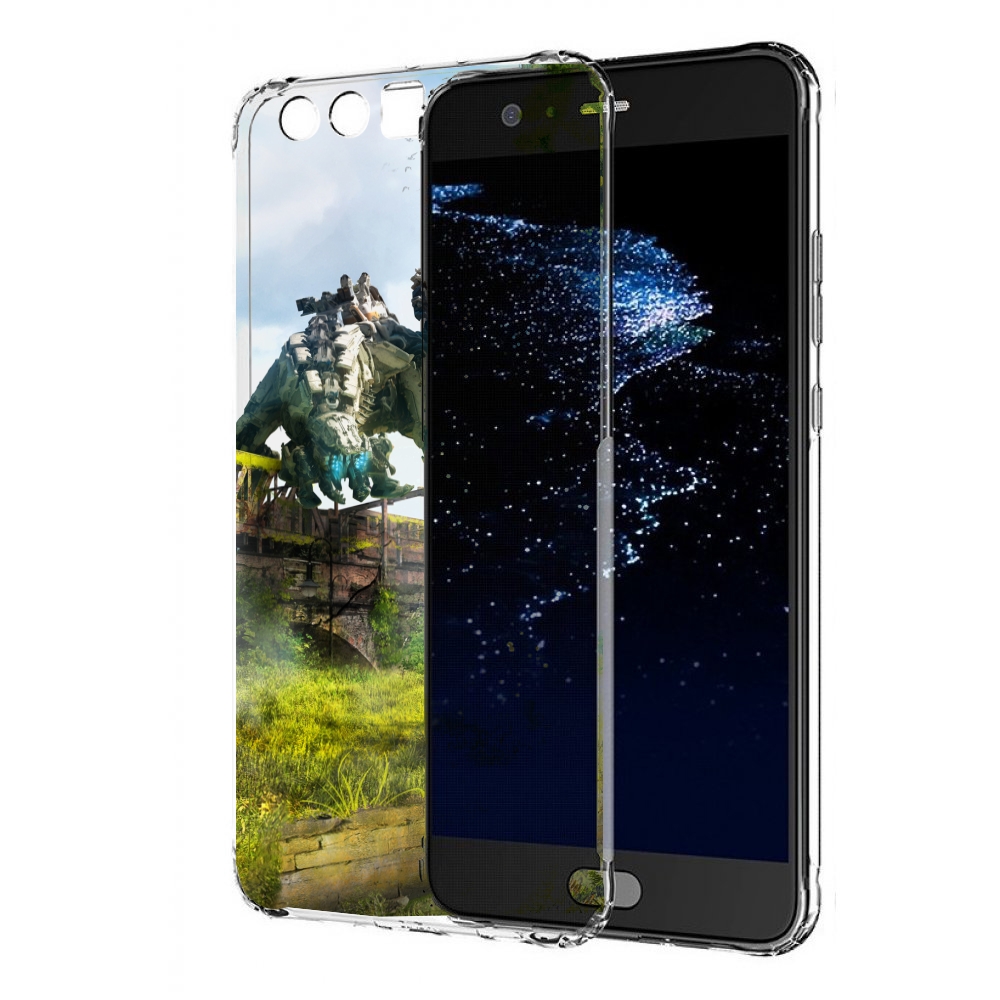 

Чехол бампер MyPads Horizon Zero Dawn для Huawei P10 Plus против, Прозрачный, Tocco