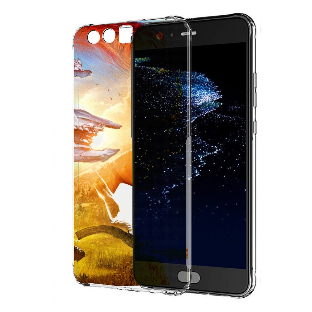 

Чехол бампер MyPads Horizon Zero Dawn art для Huawei P10 Plus пр, Прозрачный, Tocco
