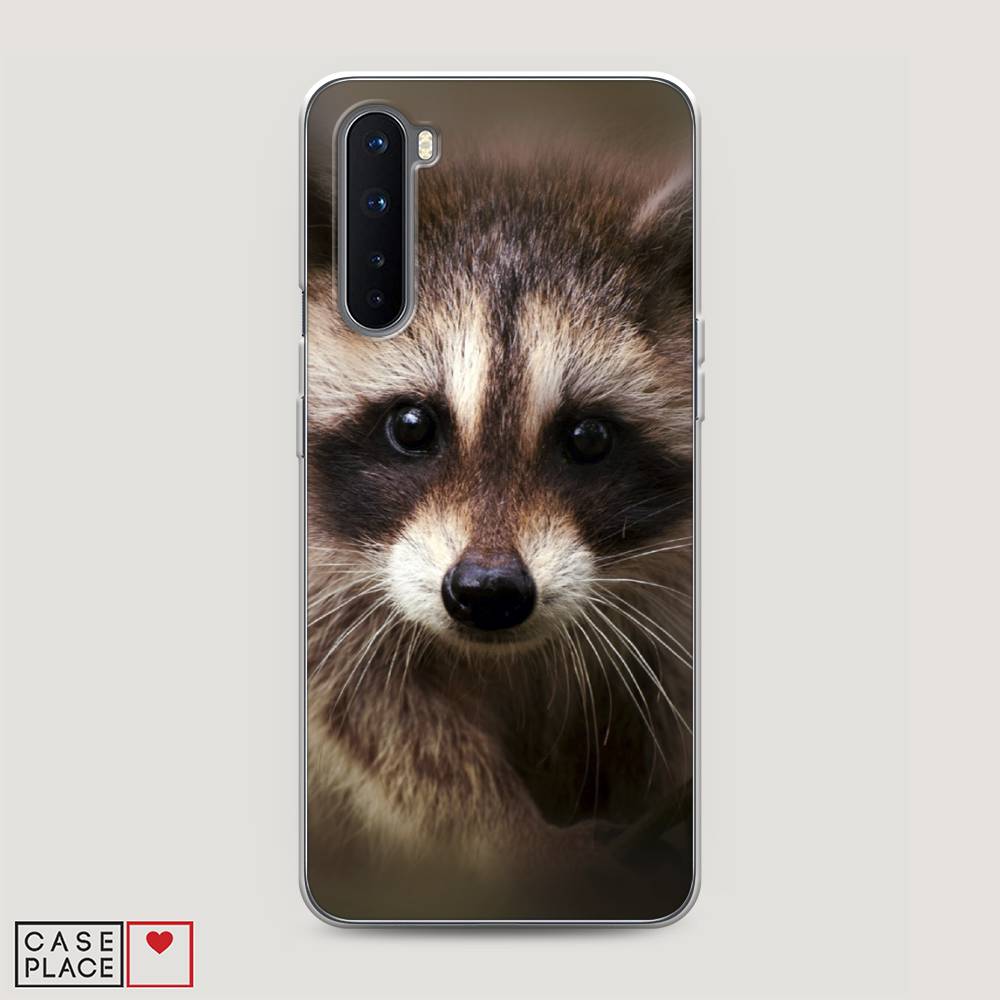 

Чехол Awog на OnePlus Nord / ВанПлас Nord "Енот", Коричневый, 151350-1