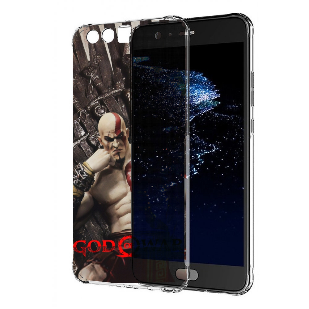 

Чехол бампер MyPads God of War Кратос для Huawei P10 Plus против, Прозрачный, Tocco