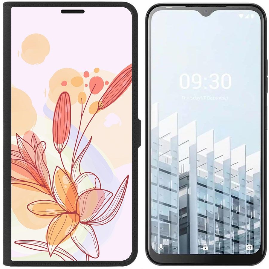 

Чехол-книжка Eco для Tecno POP 6 Pro Фантазия (черный)