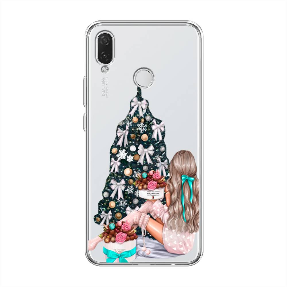 

Чехол на Huawei Nova 3i "New Year", Зеленый;бежевый;голубой, 68350-5