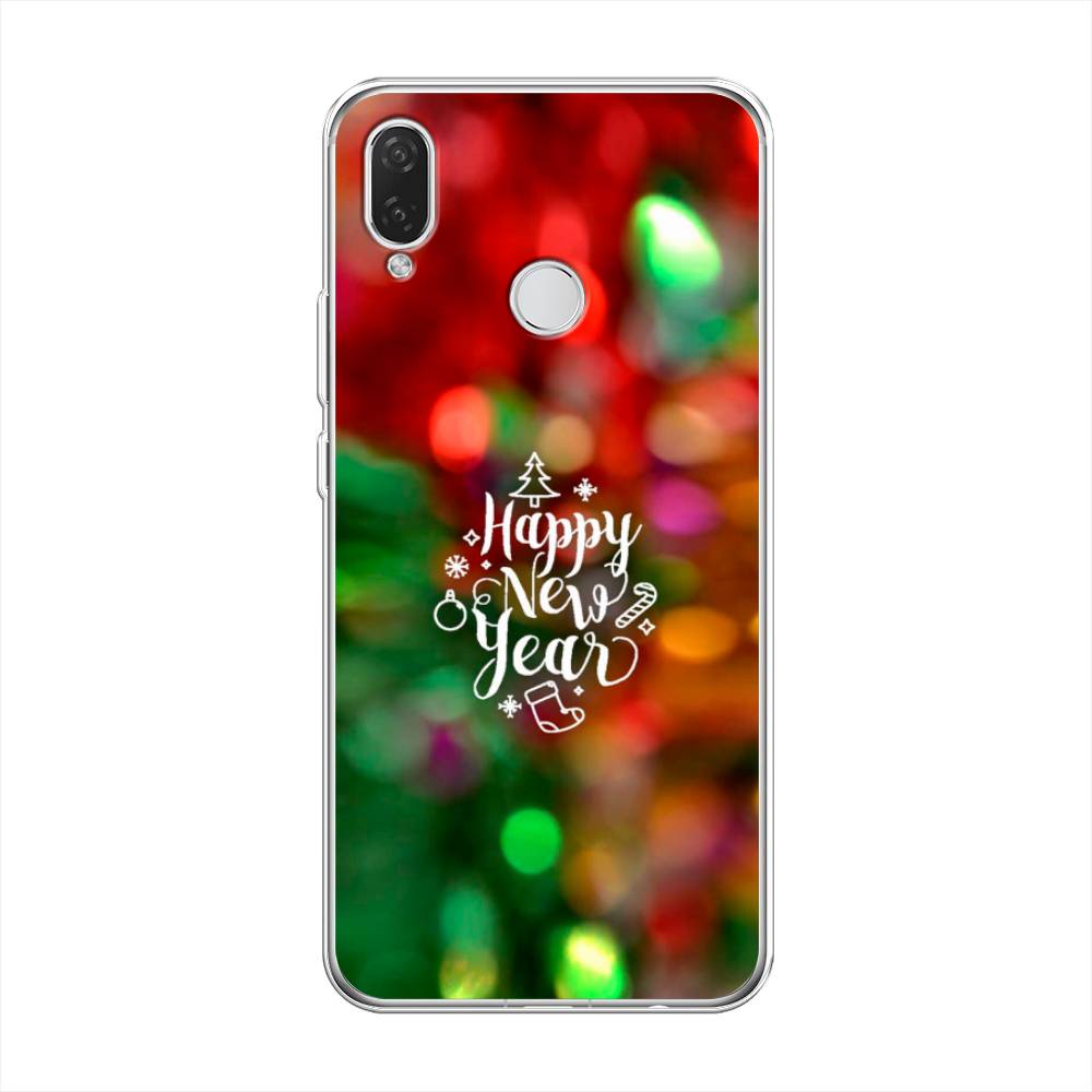 

Чехол на Huawei Nova 3i "Новый Год на елке", Зеленый;красный;желтый, 68350-5