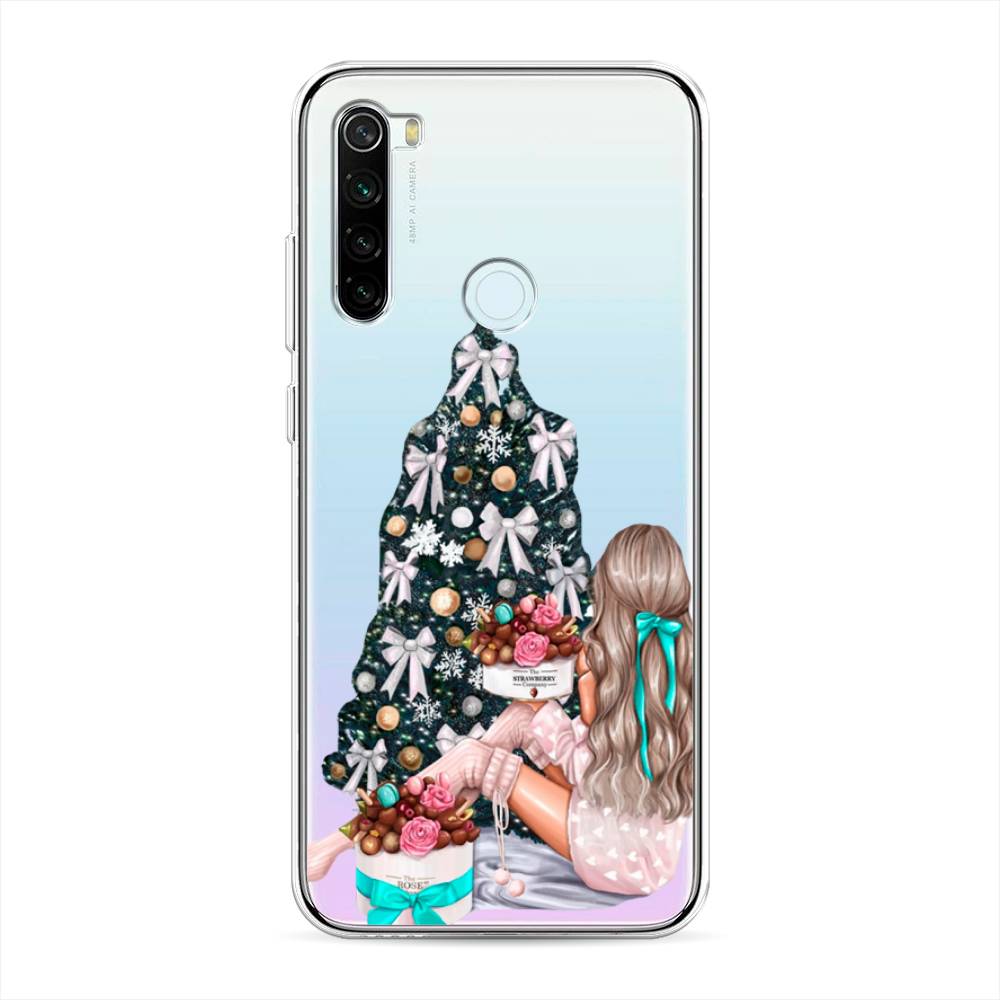 

Чехол для Xiaomi Redmi Note 8T "New Year", Зеленый;бежевый;голубой, 37450-5