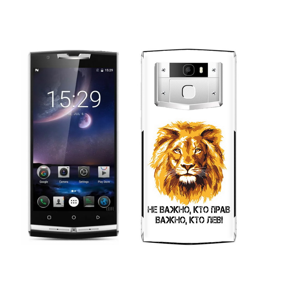 

Чехол MyPads Tocco для Oukitel K10000 Pro мудрый лев, Прозрачный, Tocco
