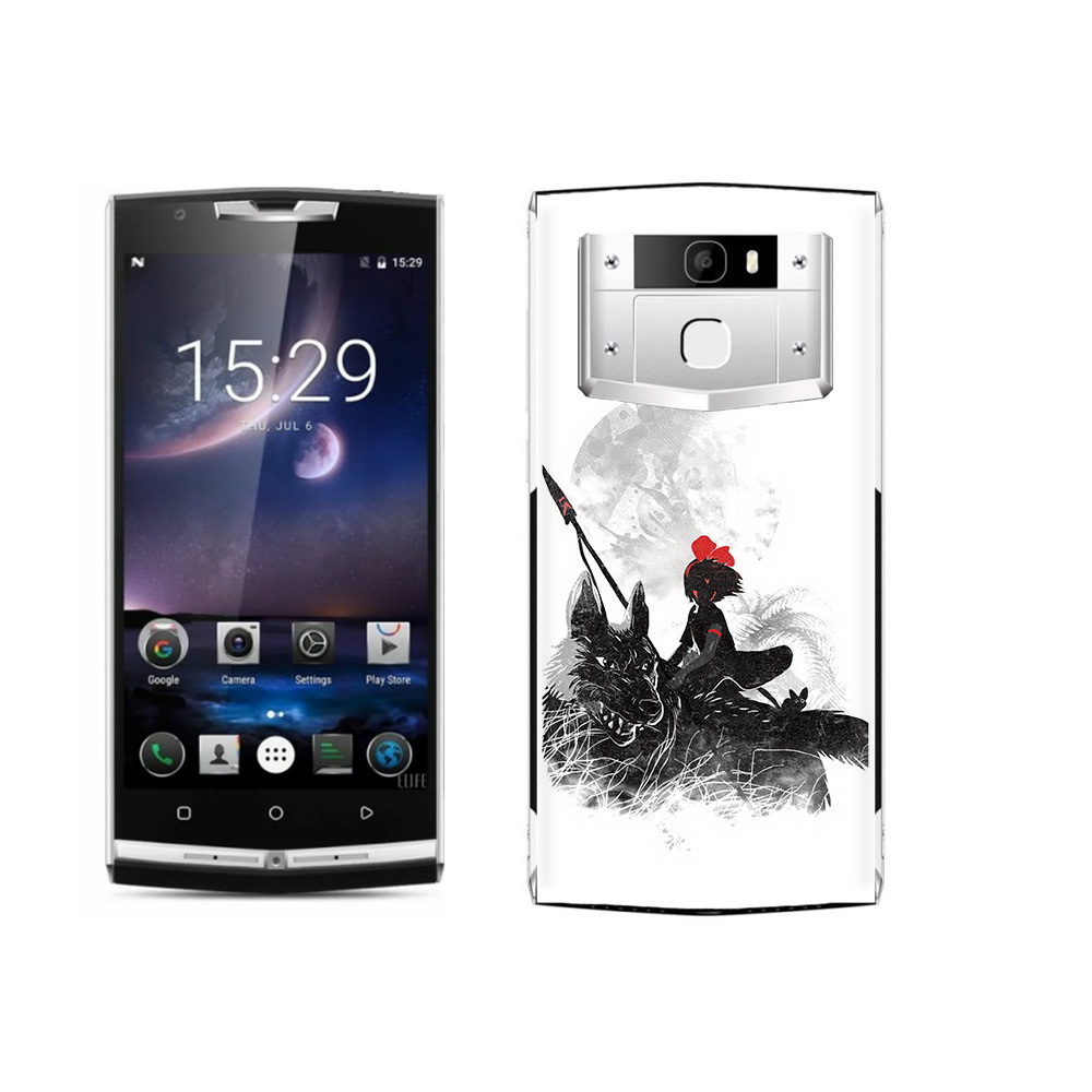 

Чехол MyPads Tocco для Oukitel K10000 Pro мононоке, Прозрачный, Tocco