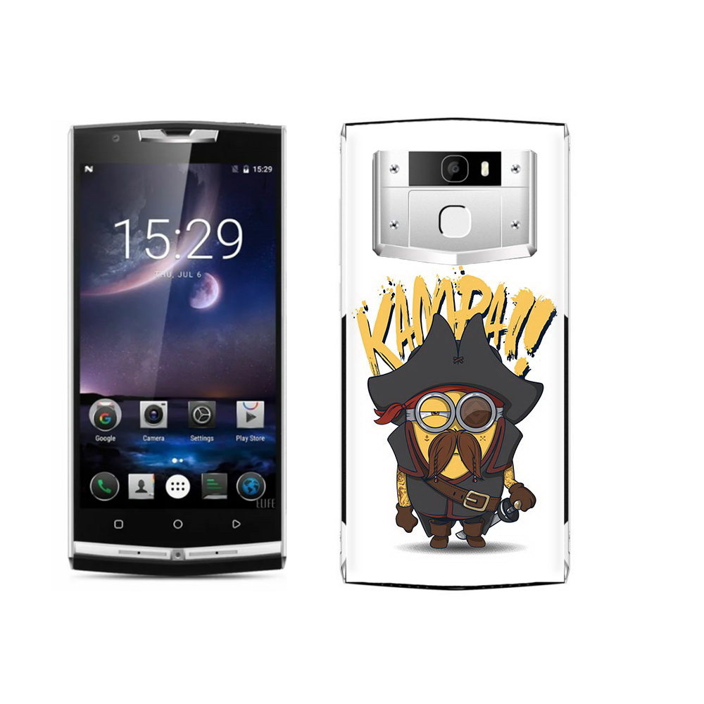 

Чехол MyPads Tocco для Oukitel K10000 Pro миньон пират, Прозрачный, Tocco