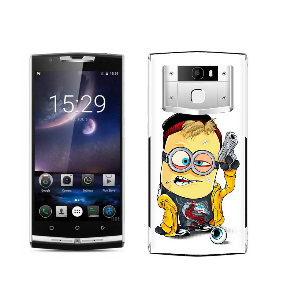 

Чехол MyPads Tocco для Oukitel K10000 Pro миньон бандит, Прозрачный, Tocco