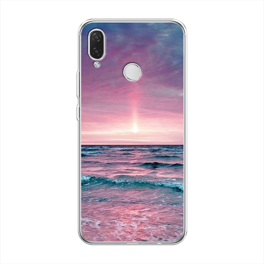 

Чехол на Huawei Nova 3i "Восход 3", Розовый;голубой, 68350-2