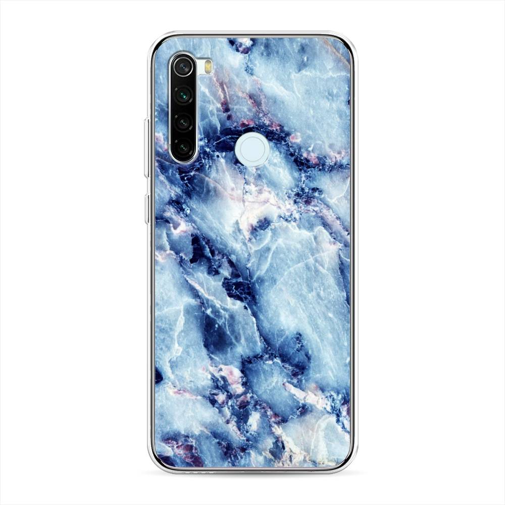 

Чехол на Xiaomi Redmi Note 8T "Мрамор с синими прожилками", Синий, 37450-3