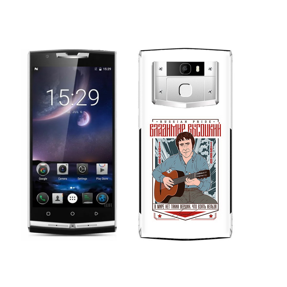 

Чехол MyPads Tocco для Oukitel K10000 Pro Владимир Высоцкий, Прозрачный, Tocco