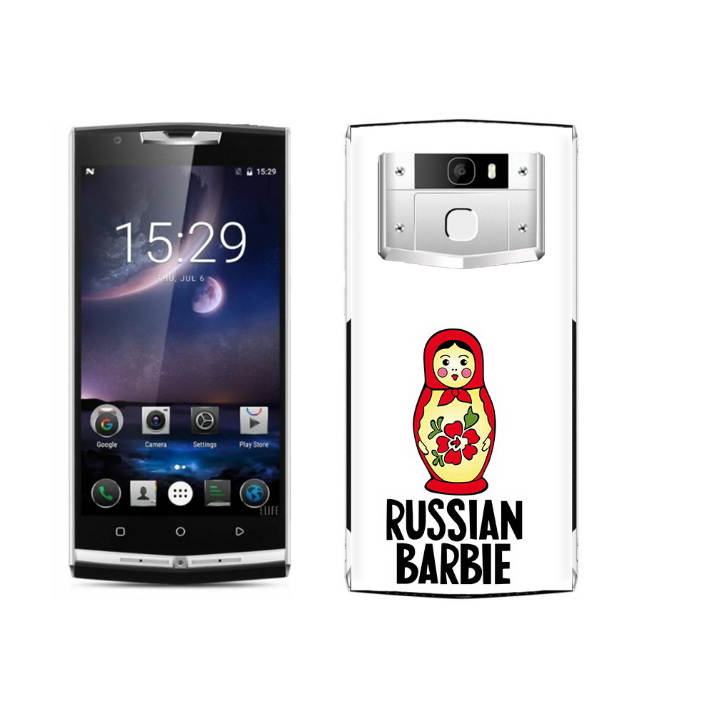 

Чехол MyPads Tocco для Oukitel K10000 Pro матрешка, Прозрачный, Tocco