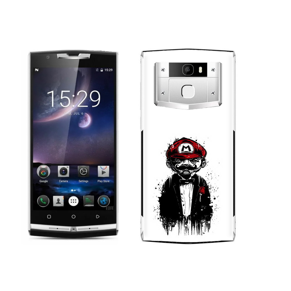 

Чехол MyPads Tocco для Oukitel K10000 Pro марио, Прозрачный, Tocco