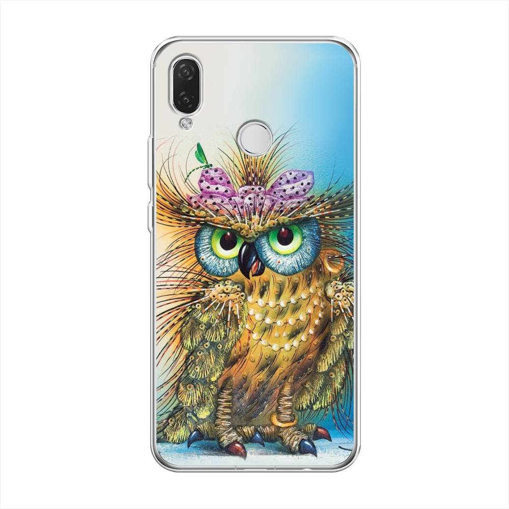 

Чехол на Huawei Nova 3i "Модная сова", Коричневый;голубой, 68350-1