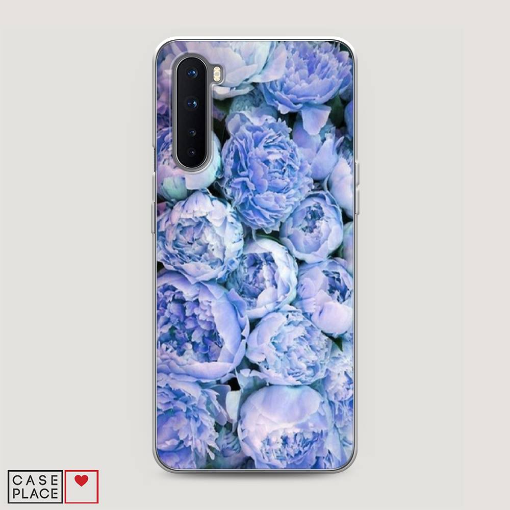 

Чехол Awog на OnePlus Nord / ВанПлас Nord "Пионы голубые", Голубой, 151350-8